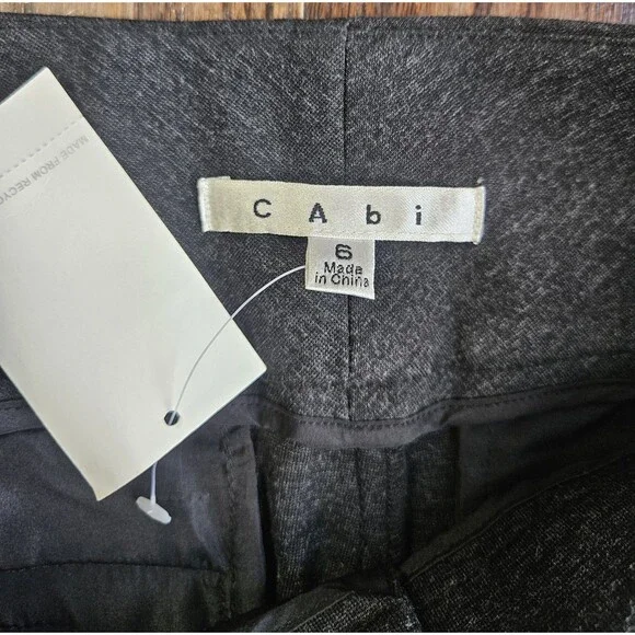 Cabi 547 Ponte Lean Trouser Pants Womens Size 6 Charcoal Gray NWT - Picture 4 of 14